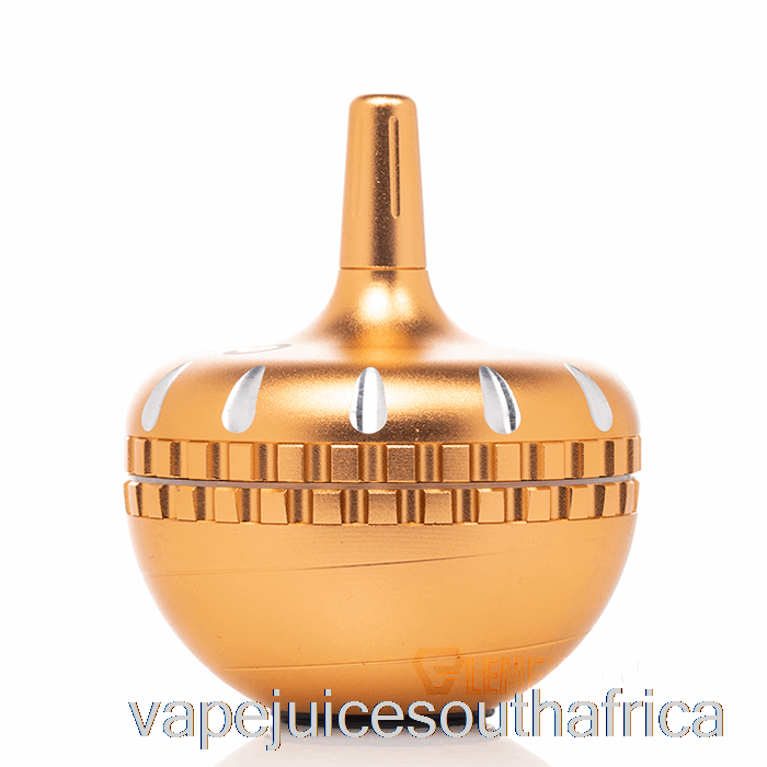 Vape Juice South Africa Cheech Glass 4 Part Spinner Grinder Gold